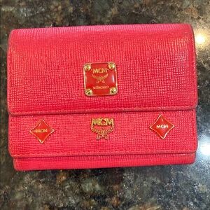 VINTAGE MCM TRIFOLD CHARM WALLET